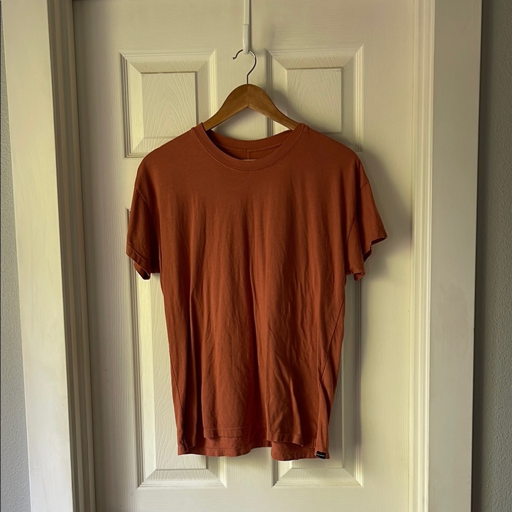 good hYOUman Rust Brown Oversized Slouchy Tee S